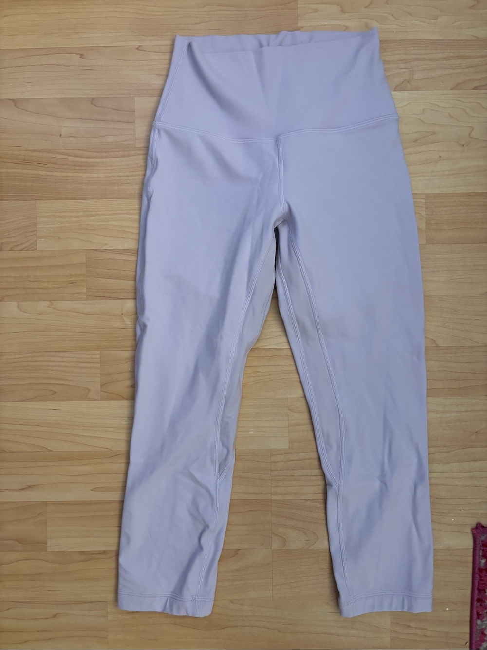 Lululemon High-Waist Lavender Capri Active Leggings